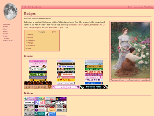 badges screenshot