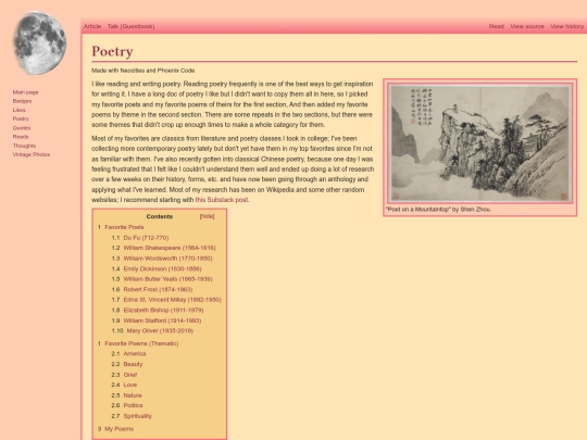 poetry screenshot