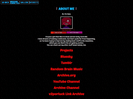 aboutme screenshot
