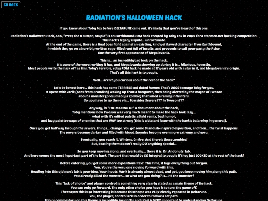 ramblings/hallowhack screenshot