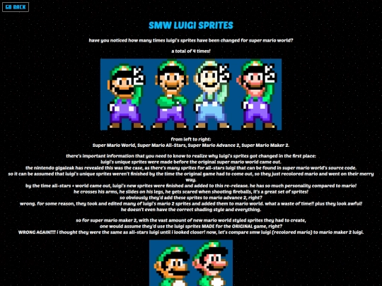 ramblings/smwluigisprites screenshot