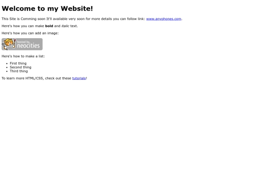 index screenshot