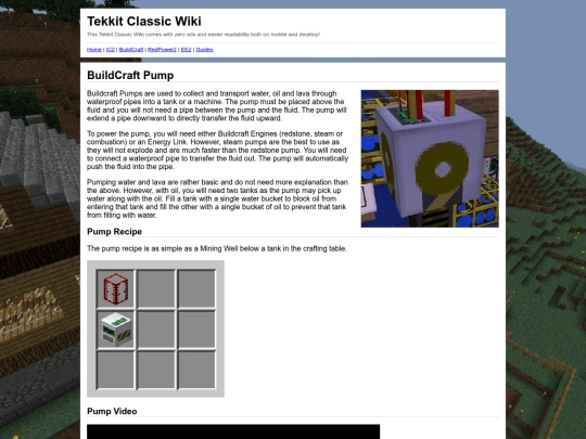 wiki/tekkitclassic/3.1.2/buildcraft_pump screenshot