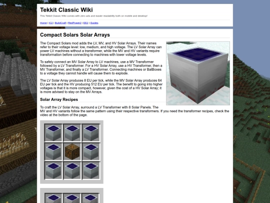 wiki/tekkitclassic/3.1.2/compact_solars_solar_arrays screenshot