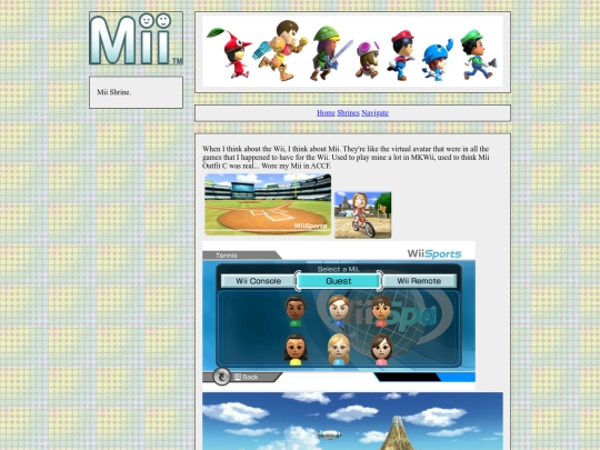 shrines/miis screenshot