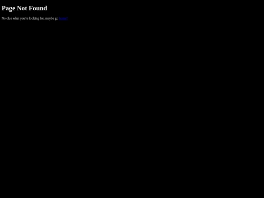 not_found screenshot