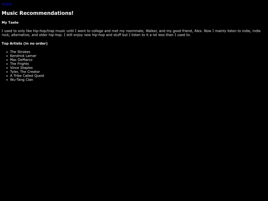 pages/music screenshot