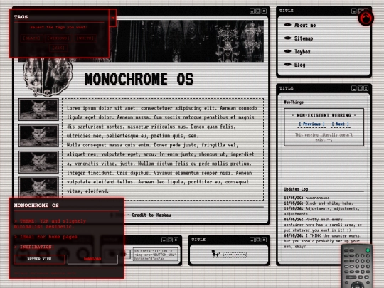 Layouts screenshot