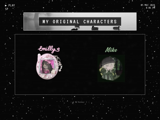 OCs screenshot