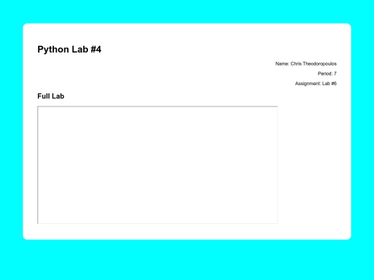 python/pythonLab6 screenshot