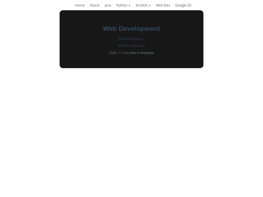 webDevelopment screenshot