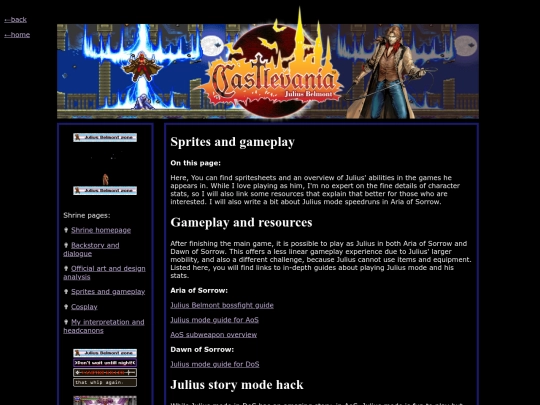 Sprites and gameplay screenshot