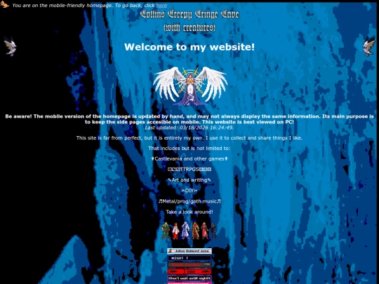 index page backup screenshot