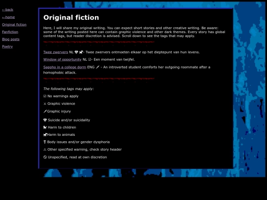 original fiction screenshot