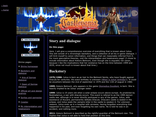 story and dialogue screenshot