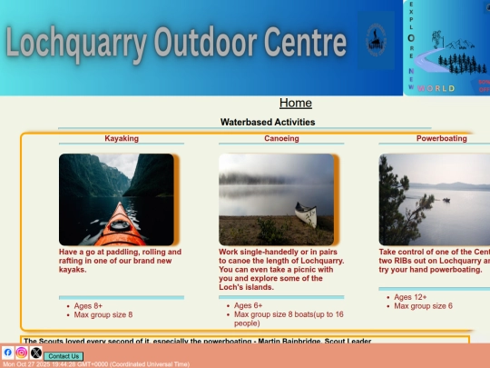 waterbasedactivities screenshot