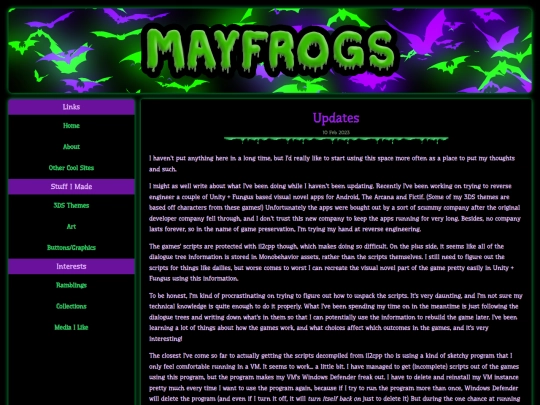 ramblings/feb1023 screenshot