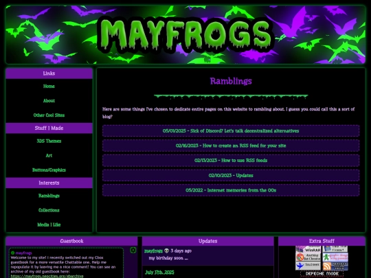 ramblings screenshot
