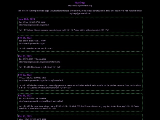 rss screenshot