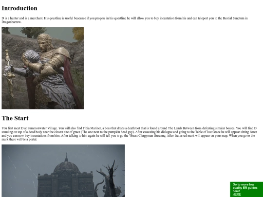 Dquestline screenshot