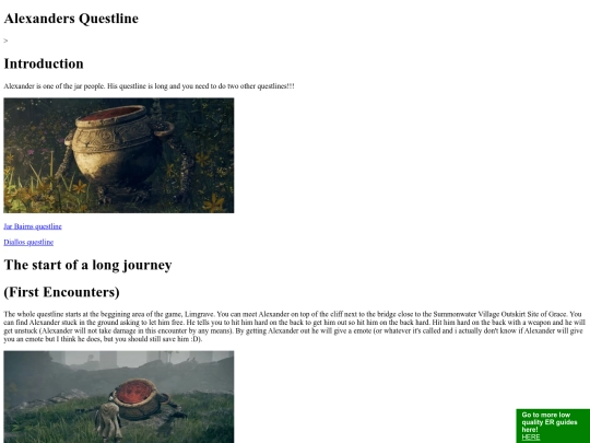 alexanderquestline screenshot