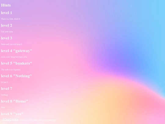 hints screenshot