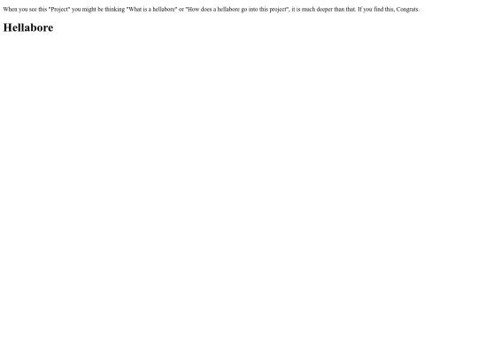 projecthellabore screenshot
