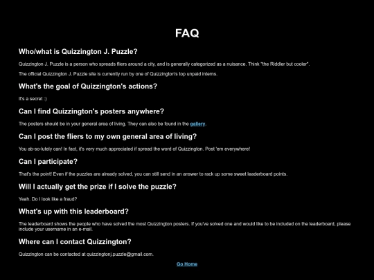 faq screenshot