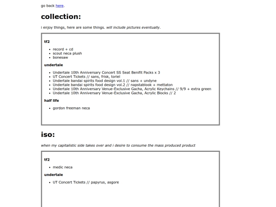 collection screenshot