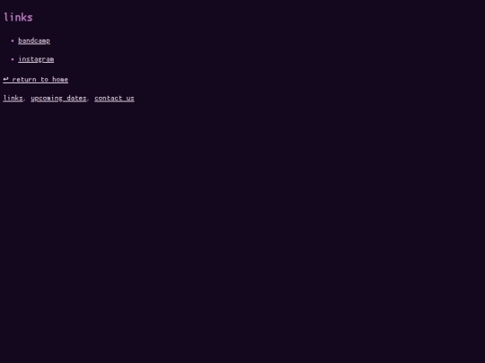 links screenshot