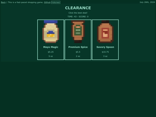 javascript/clearance screenshot