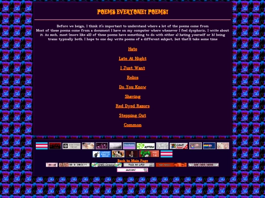 Poetry screenshot
