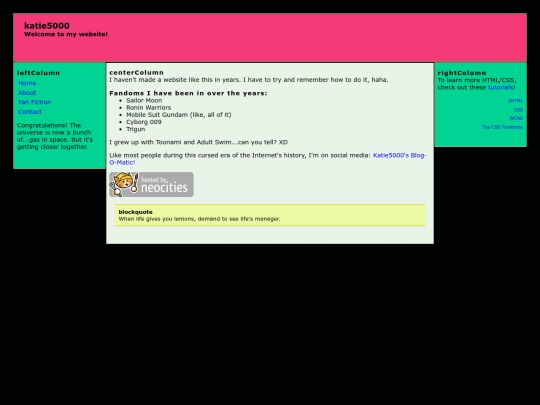 index screenshot