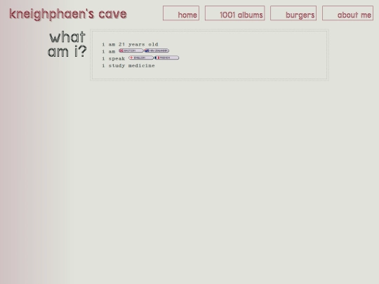 aboutme screenshot