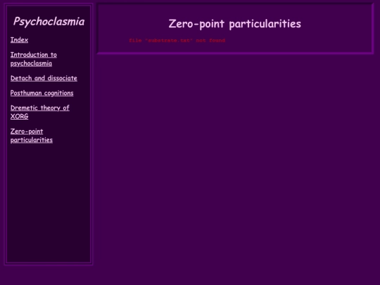 conspiracyWiki/linkto/psychoclasmia.blog/substrate screenshot