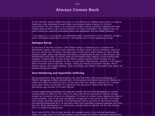 textPosts/alwaysComesBack screenshot