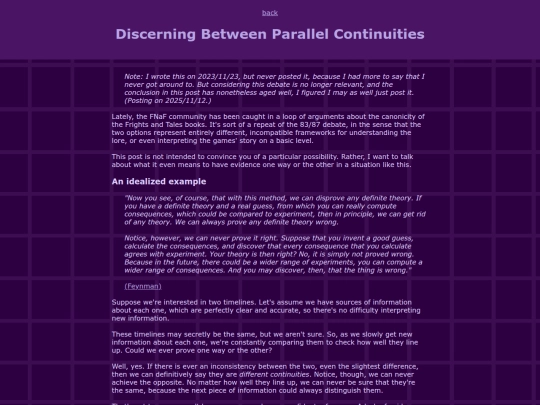 textPosts/discerningContinuities screenshot