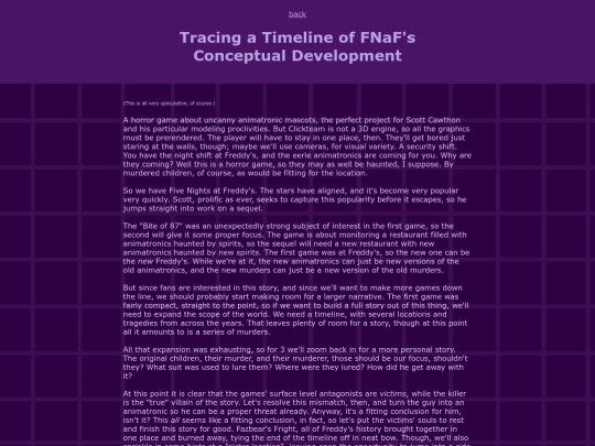 textPosts/fnafHistory screenshot