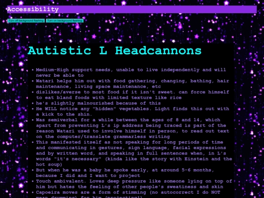 fandom/lautismheadcannons screenshot