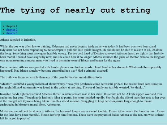 fanfic /Epic the musical/thetyingofnearlycutstring/ttoncs_ch1 screenshot