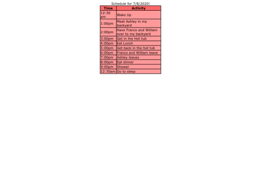 documents /StylishScheduleAssignment screenshot