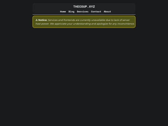 services screenshot
