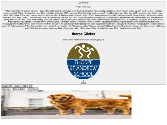 thorpe-clicker screenshot