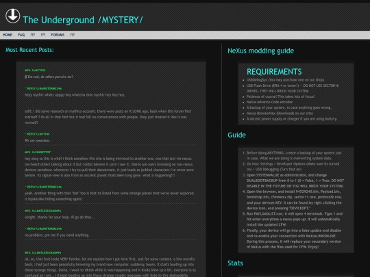 theunderground/topics/mystery1 screenshot
