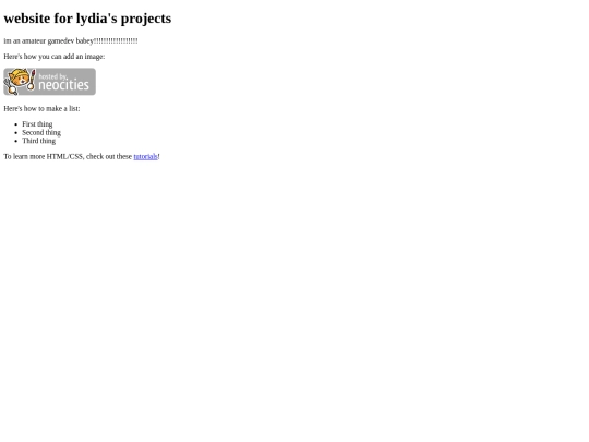 index screenshot