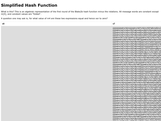 hash-algebraic screenshot