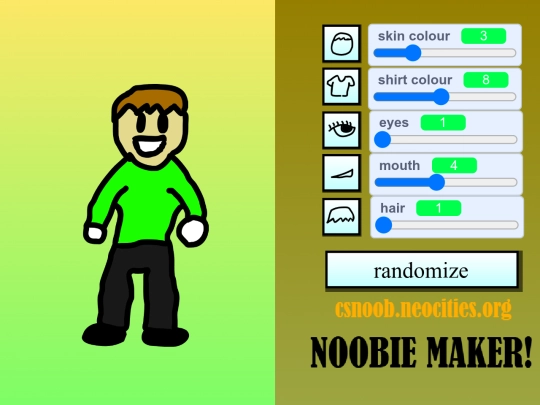 NOOBIE MAKER! screenshot