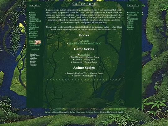 stuff/collections screenshot