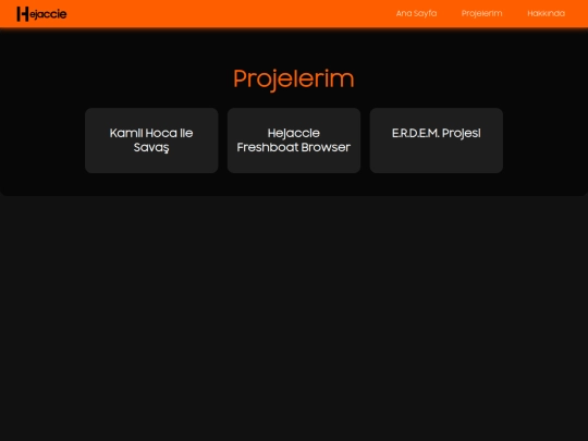 projects screenshot