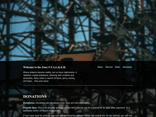 donations screenshot